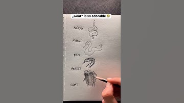 Can I Draw a Snake on ANY Level?! 🤦🏻‍♂️ #shorts #drawing #art #easydraw