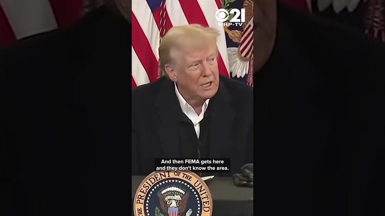 Trump Suggests State Led Disaster Management Hints At FEMA Overhaul Or Elimination