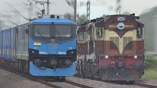 High Speed Freight Trains Powerful Diesel And Electrics Fatv Episode No Indian Railways