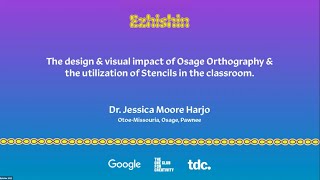 Ezhishin—Design & Visual Impact of Osage Orthography & Utilization of Stencils in Classrooms