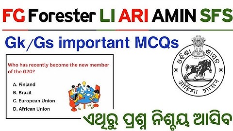 Forest guard gk mock test/Target Forest Guard RI ARI AMIN SFS-2024/FG Previous year question