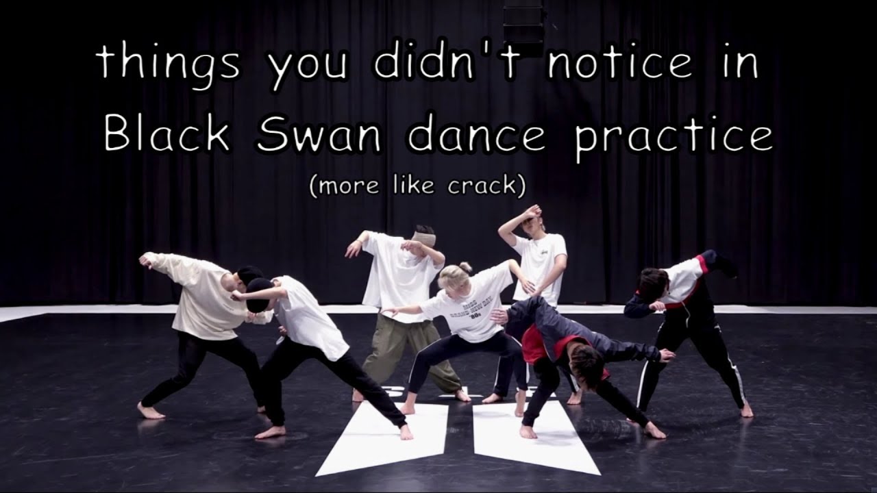 Things you didn't notice in BTS Black Swan dance practice.