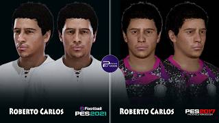 Classic Face PES | Roberto Carlos 1994 | Face PES 2021 &amp; PES 2017