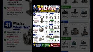 Top 50 Piping Engineering Interview Questions with Answers (From 40 to 42 ) #pipingengineering