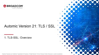 Automic Automation TLS and Certificates - Overview