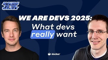 AI Guide to the Galaxy Episode 1: Docker @ WeAreDevelopers