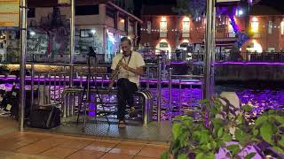 close to you, Malacca JETI HARD ROCK soprano saxophone street live by gafa