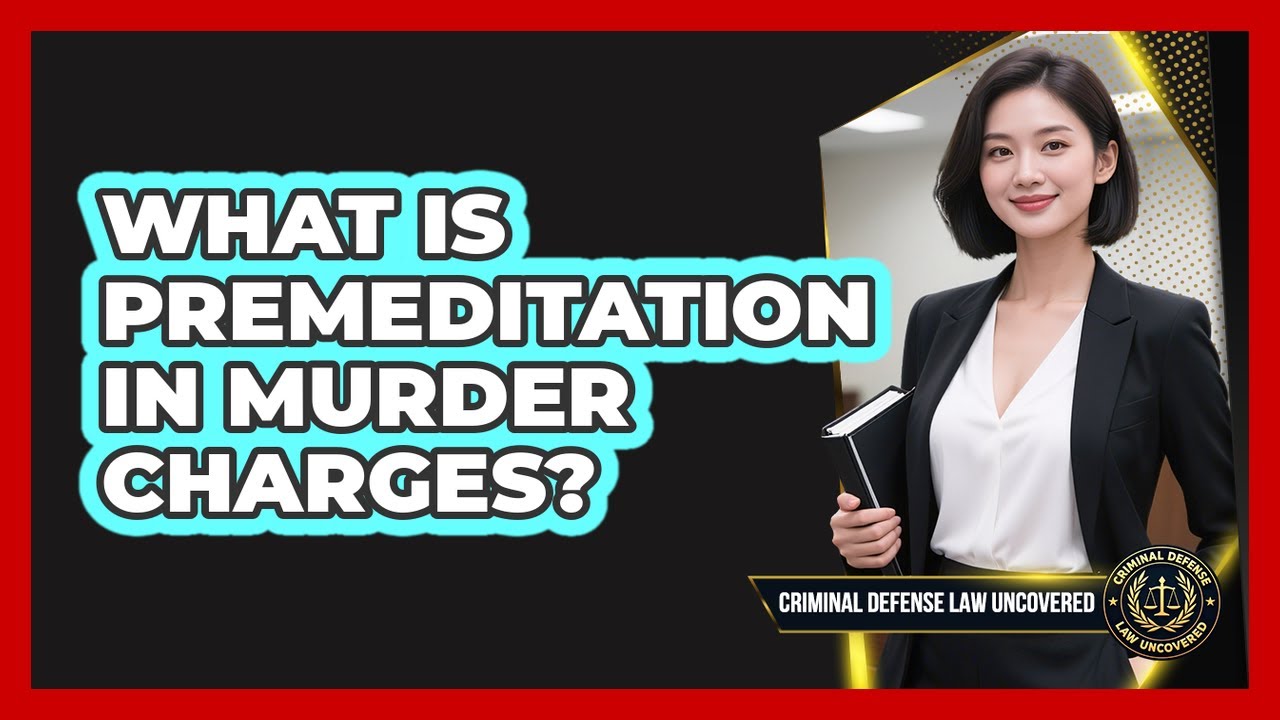 What Is Premeditation In Murder Charges? - Criminal Defense Law ...