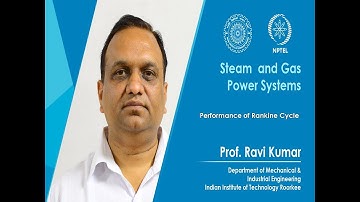 Lecture 03: Performance of Rankine Cycle