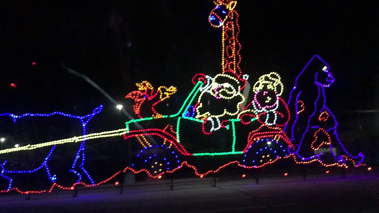 The Jacobs Bunch goes to the Christmas Lights Display at the Jackson
