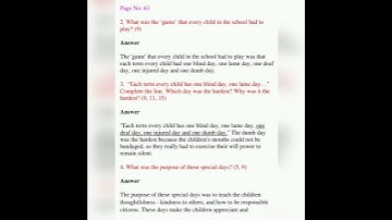 Class 6 English chapter A Different Kind of School.  notes