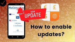 How to enable updates in My Currency Converter? screenshot 3