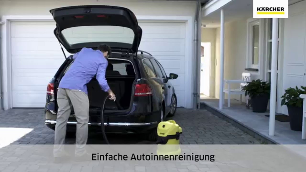 Хозяйственный пылесос Керхер WD 3 Car - YouTube