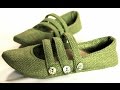 How to make shoes using a sewing machine- step by step tutorial