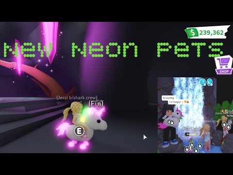 Roblox Adopt Me Game Neon Dragon