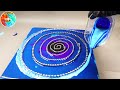 Acrylic pouring whirlpool with chain - Chain pull technique - fluidcomet