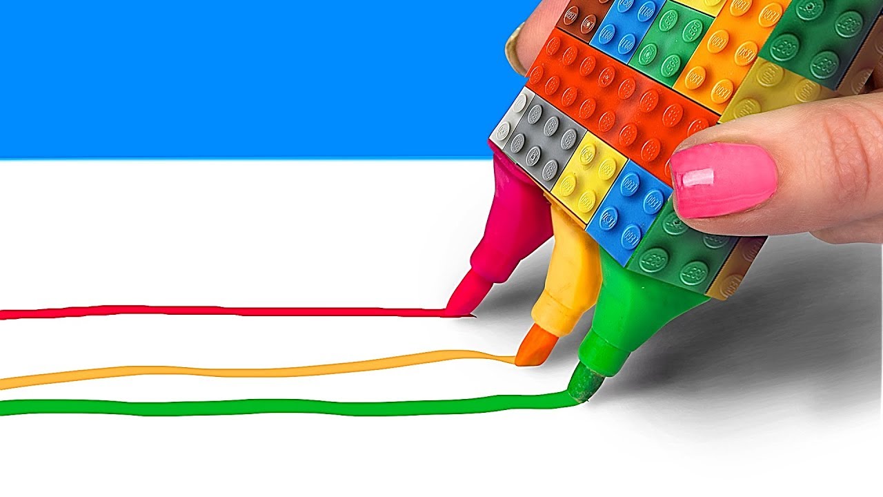 13 Divertidos Trucos e Ideas Con Útiles Escolares / Trucos Escolares De Bricolaje manualidades de animales