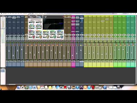 كيفيه مكساج الصوت الاساسي في برنامج بروتولز ١١ الاصدار الاخير مع مصطفي معاذ