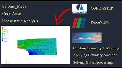 Salome meca tutorials for beginners -09 | Plate with hole stress analysis using code aster-symmetry