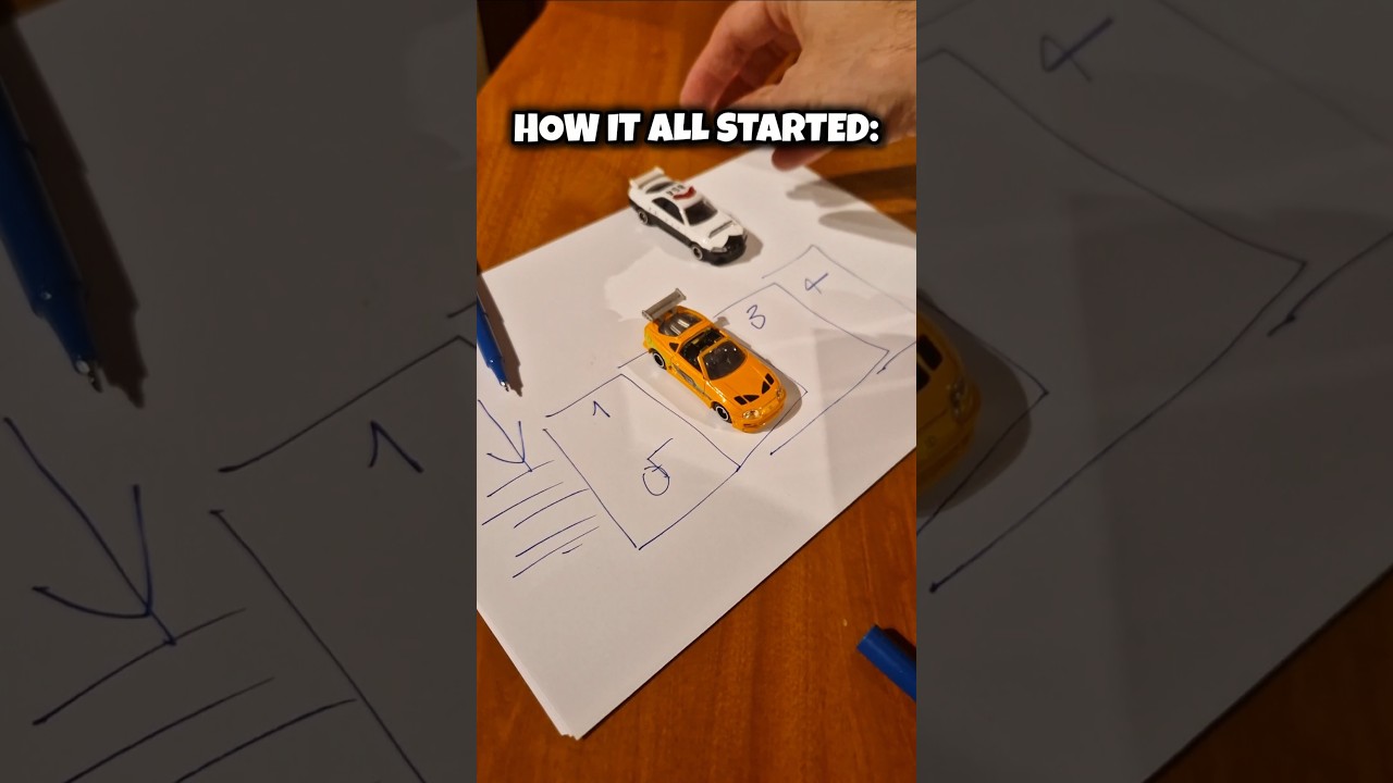 How it all started: Funtechlab Parking Station for 1:64 modelcars incoming! #short #shorts #diecast