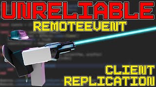 CLIENT REPLICATION for our ROBLOX Projectile using the NEW UnreliableRemoteEvent!!!
