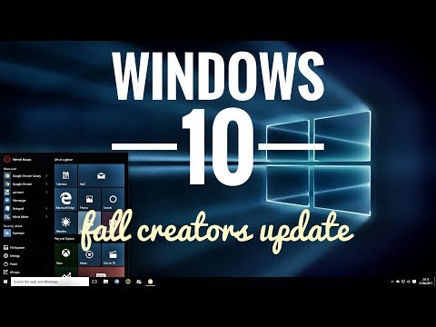 Windows 10. Обновление? Fall Creators Update