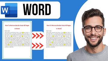 How To Remove Border From All Pages In Word