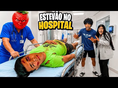 HE IS INJURED AND WENT TO THE HOSPITAL