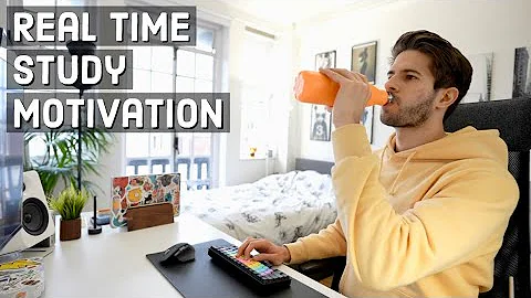 REAL TIME study with me (no music): 6 HOUR Productive Pomodoro Session | KharmaMedic