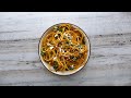 Spiralized golden beet salad