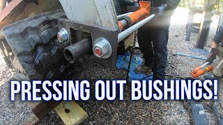 Homemade Bushing Press | Takeuchi TL240 Pin & Bushing Removal!