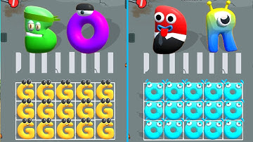 Max Level in Merge Alphabet ABC Letter vs Merge Alphabet Monster Fusion (Alphabet Lore) New Update