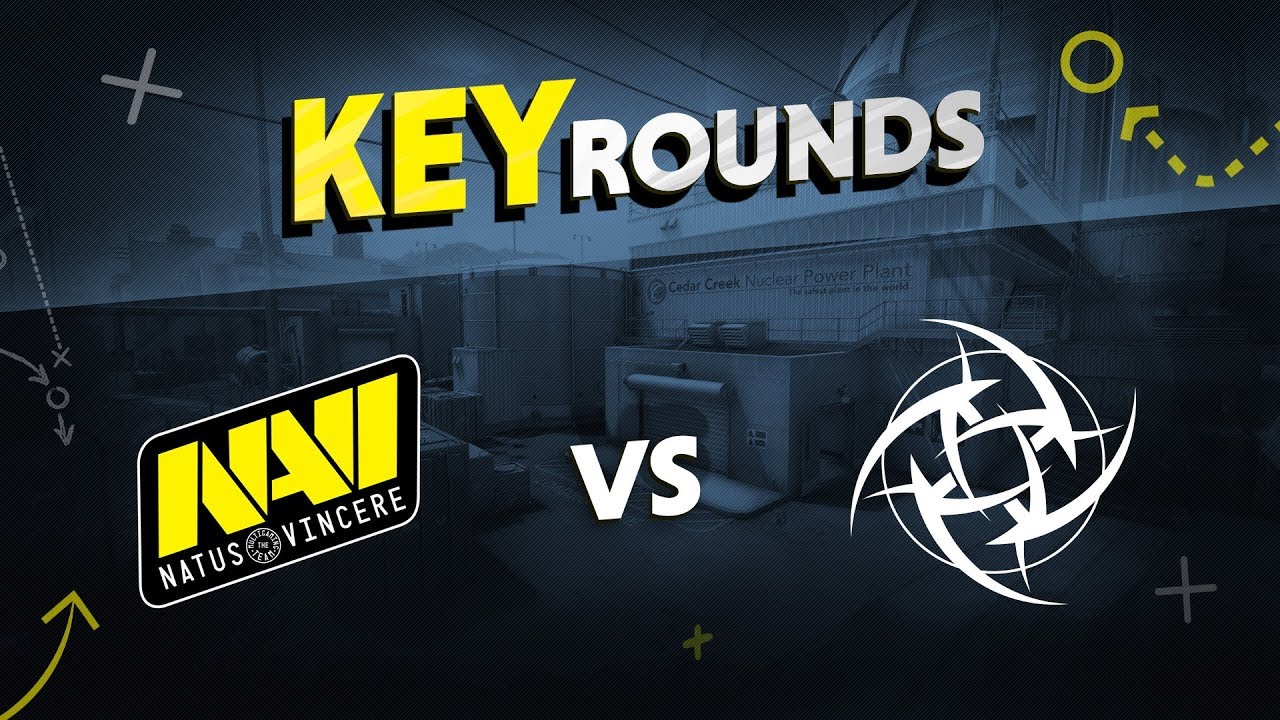 Key rounds: NAVI vs NiP on Nuke @ DreamHack Masters Malmö 2017 [RU/EN]