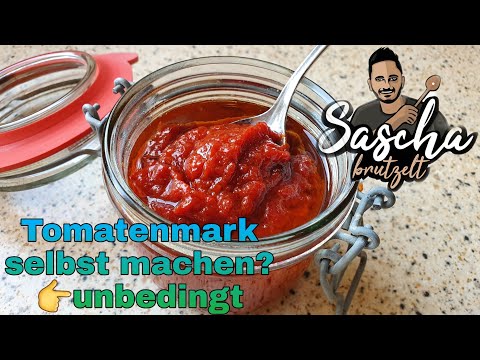 Video: Wie Man Hausgemachtes Tomatenmark Macht