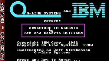 Adventure in Serenia - [ 1982 - DOS - Full Playthrough ]