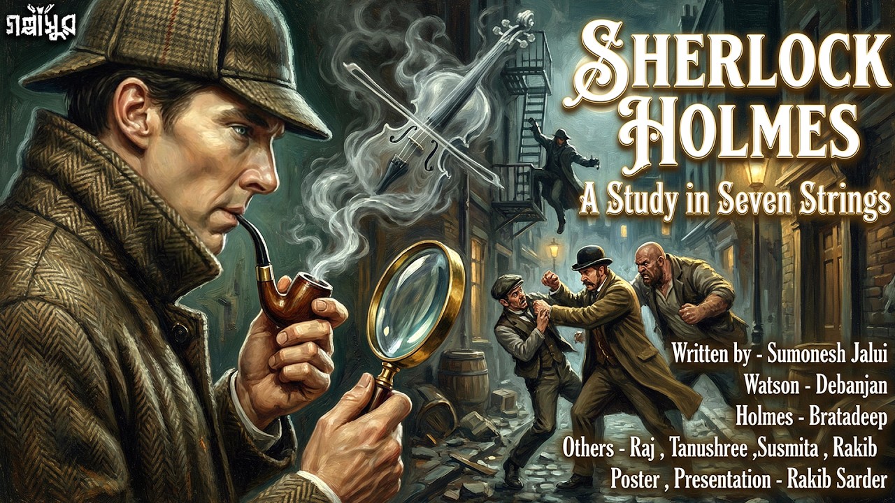 SHERLOCK HOLMES । আ স্টাডি ইন সেভেন স্ট্রিংস । Sumanesh Jalui। Sunday Suspense । GOLPASUR