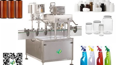 High speed PET bottles capping machine with cap sorting system linear type capper equipment
