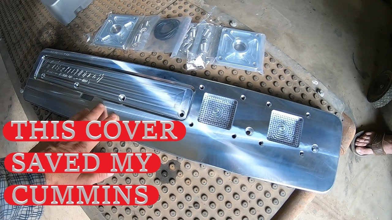 CUMMINS BILLET TAPPET COVER REPLACEMENT YouTube