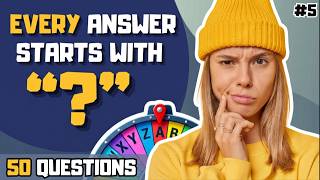 50-Question Quiz: 5 Different Letters! Can You Score 50/50?