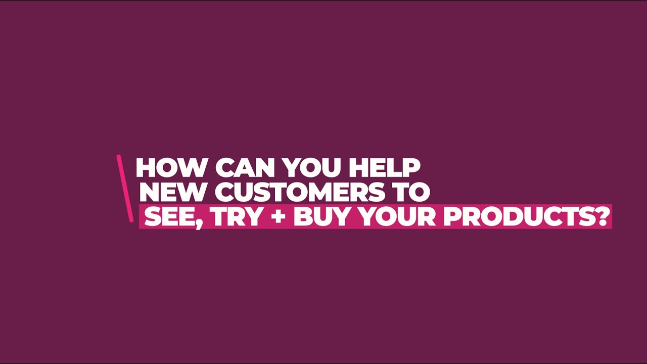 SEE+TRY+BUY your products! | Link Communication | Experiential Marketing