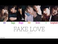 BTS 방탄소년단 FAKE LOVE Color Coded Lyrics Han Rom Eng BTS 방탄소년단 FAKE LOVE Color Coded Lyrics Han Rom Eng