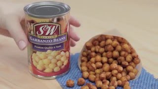 Y Roasted Garbanzo Beans - Nutritious Snack Recipe Video