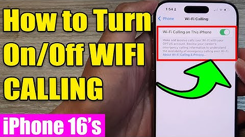 📶 iPhone 16/16 Pro Max: How to Turn On/Off WIFI CALLING 📞
