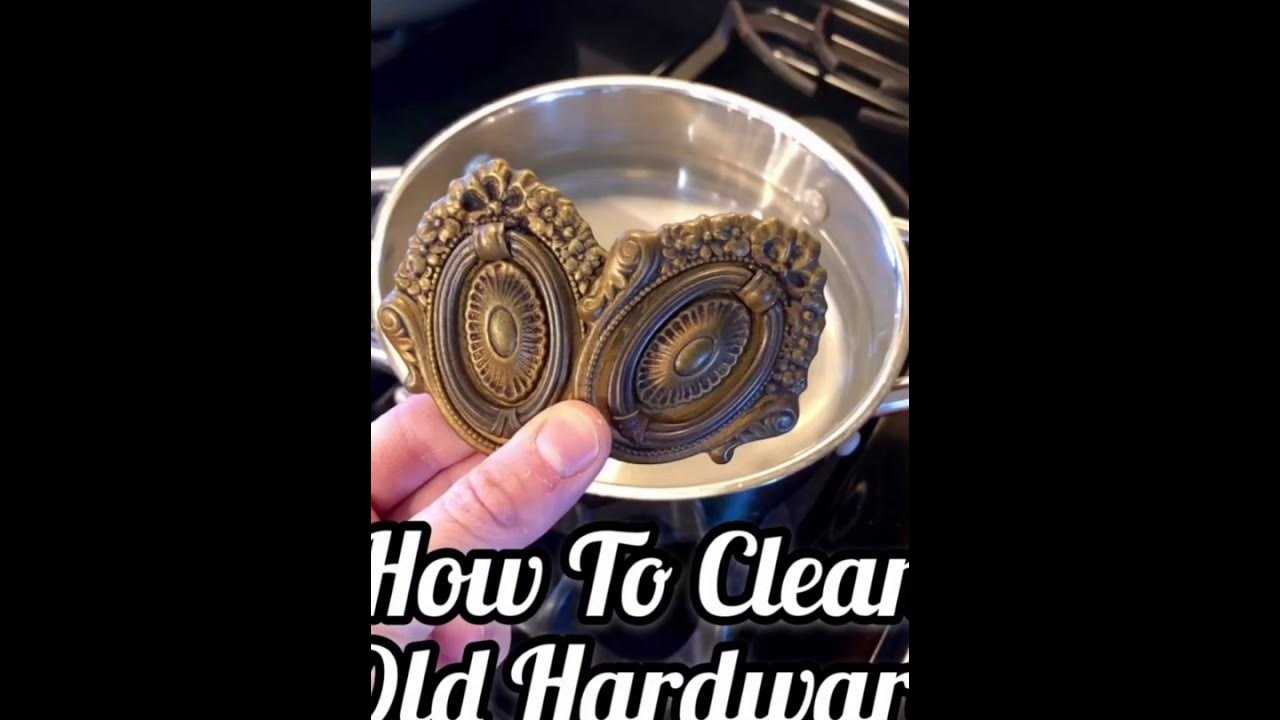 How to Clean Brass Hardware BEST WAY! SO EASY! YouTube