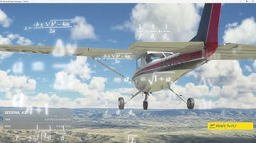 Microsoft Flight Simulator - attitude (pitch)