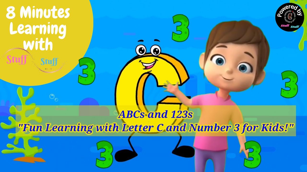 ABCs and 123s: Fun Learning with Letter C and Number 3 for Kids ...