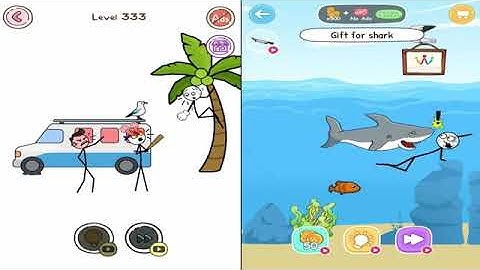 THIEF PUZZLE TO PASS A LEVEL vs HELP HIM - All Levels Satisfying Double Mobile Games Android ios