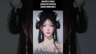 WHERE WINDS MEET || OC#11 - Female Character Creation #charactercreation #sliders