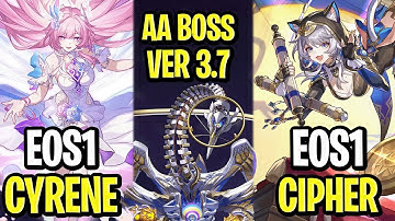 E0S1 Cyrene x E0S1 Cipher | Anomaly Arbitration 9 Stars | Honkai: Star Rail 3.7