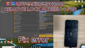 Hard Reset Not Work Oppo A5S CPH1909 Lock Screen And Google Account Remove | Fix UnlockTool Error |